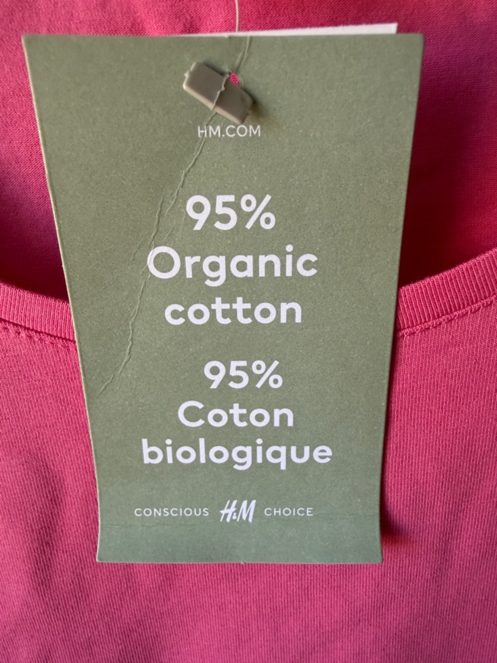 NWT H&M X2 Pink & Mauve scoop NeckLong Sleeve Tees. - Picture 6 of 8
